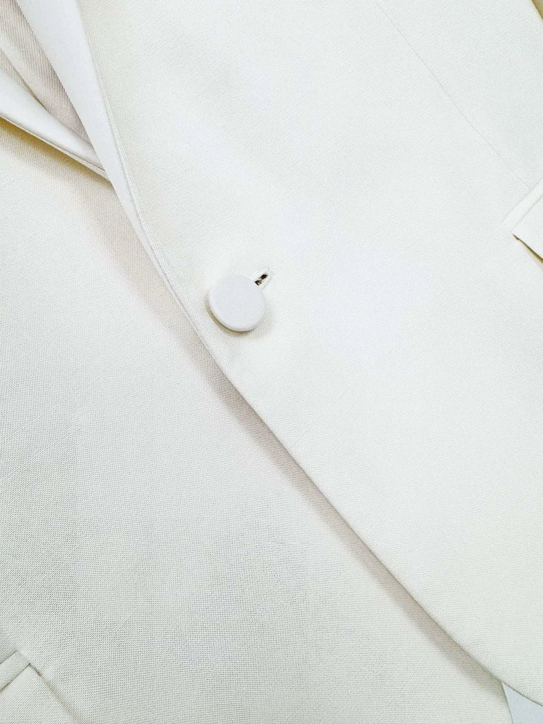 Saint Laurent Wool Blazer in Size 38