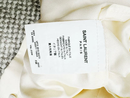 Saint Laurent Wool Blazer in Size 38