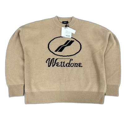 We11done FW22 Logo Knit Sweater M Size