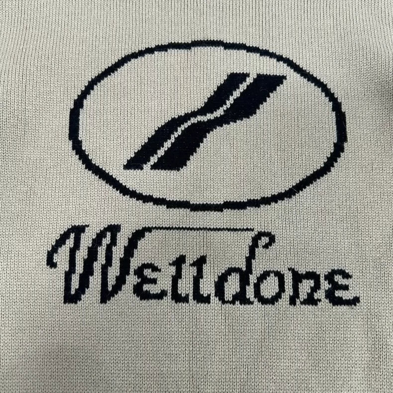 We11done FW22 Logo Knit Sweater M Size
