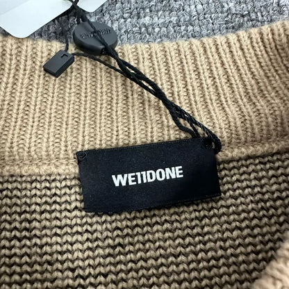 We11done FW22 Logo Knit Sweater M Size