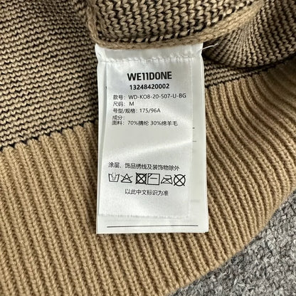 We11done FW22 Logo Knit Sweater M Size