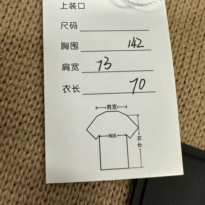 We11done FW22 Logo Knit Sweater M Size