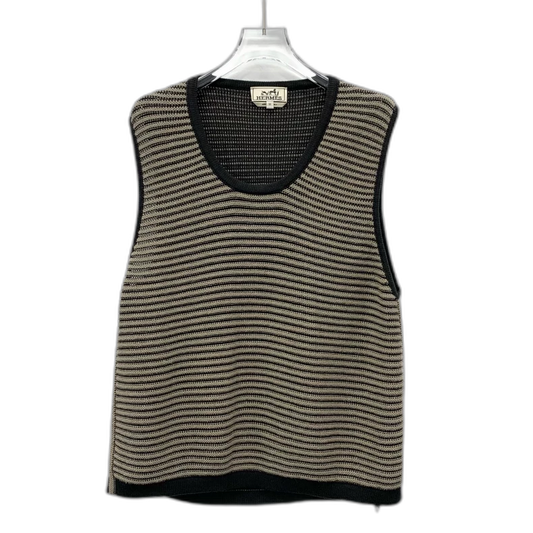 Hermes Colorful Striped Knit Vest