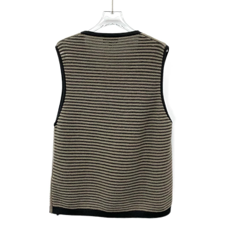 Hermes Colorful Striped Knit Vest