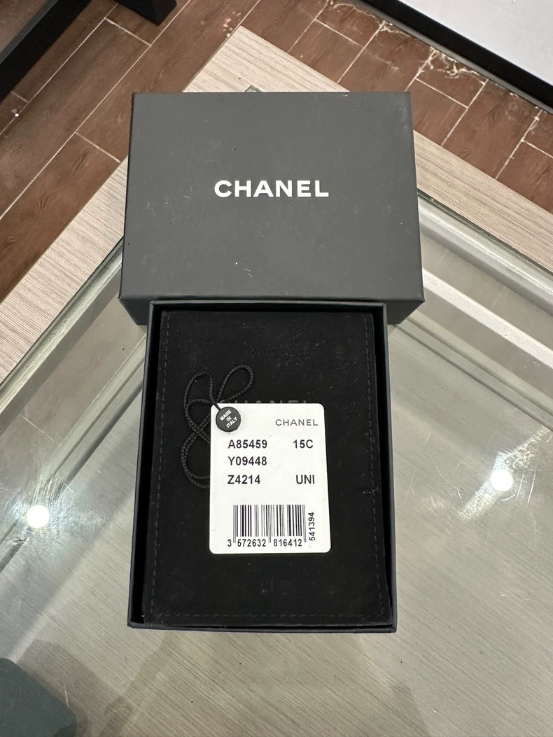 Chanel Double C Pearl Pendant Necklace