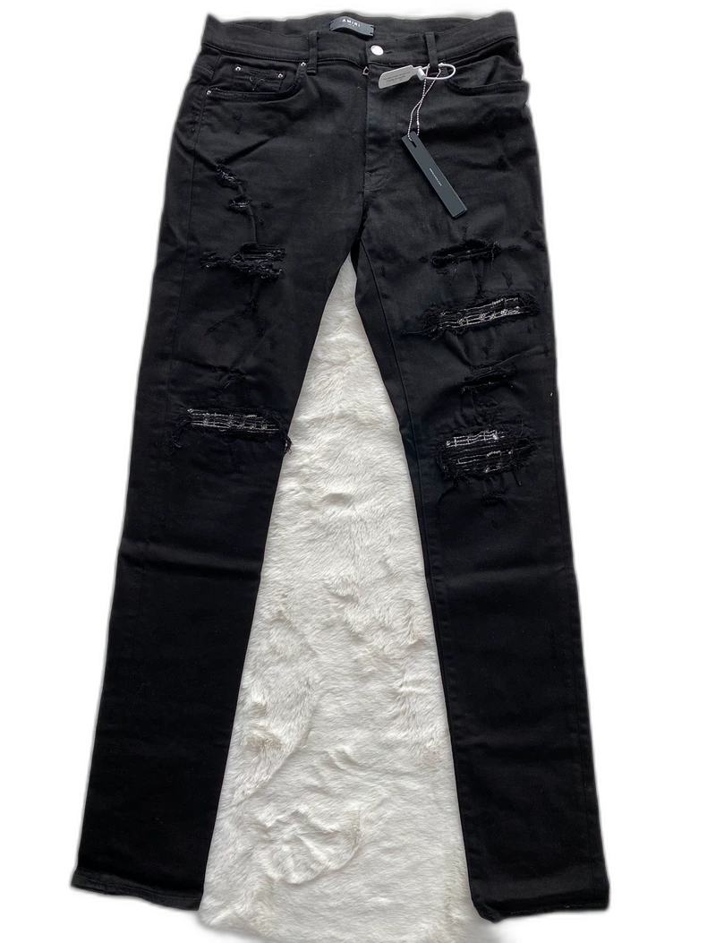 Amiri Black Music Note Jeans