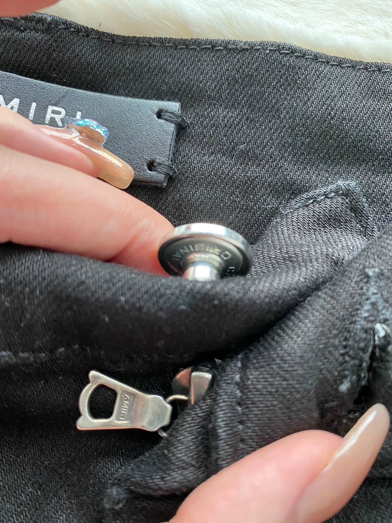 Amiri Black Music Note Jeans