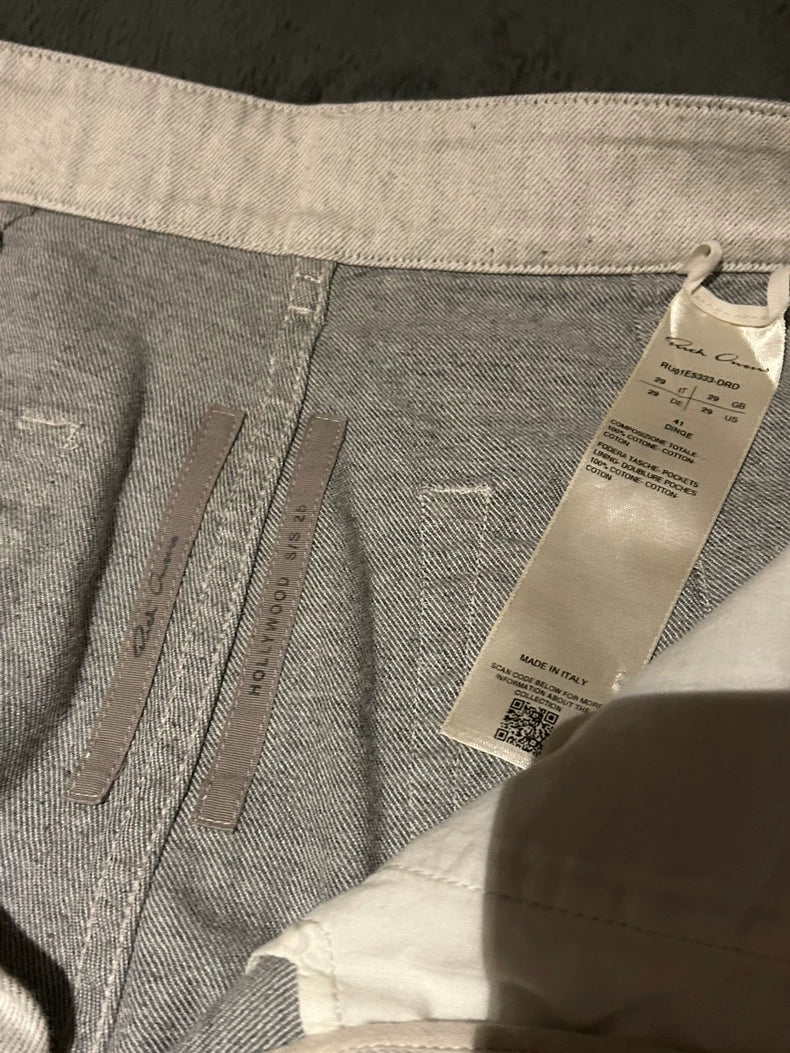 Rick Owens 25SS Geth Straight Jeans