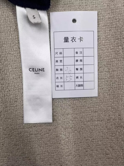 Celine SS23 Color Block Hoodie for Women