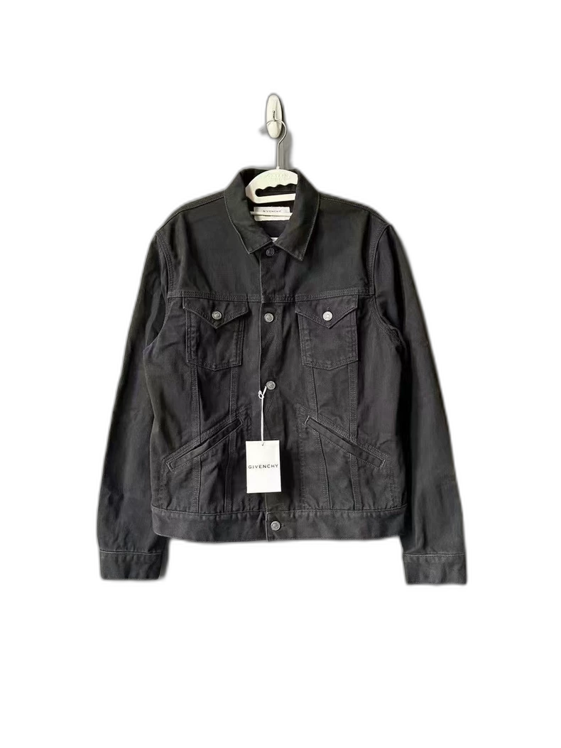 Givenchy Black Denim Jacket for Men