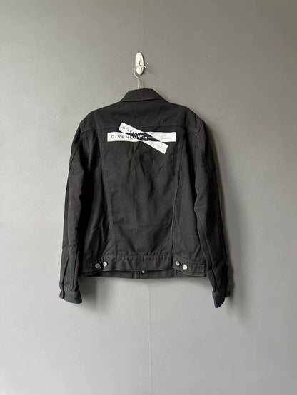 Givenchy Black Denim Jacket for Men