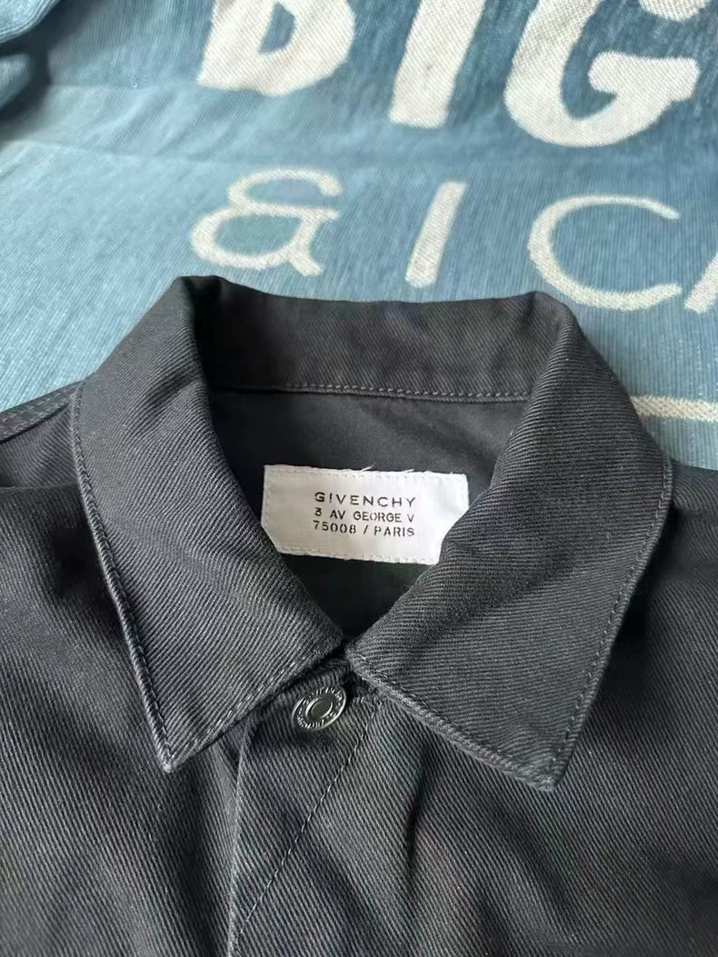 Givenchy Black Denim Jacket for Men