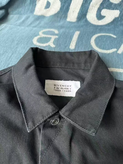 Givenchy Black Denim Jacket for Men