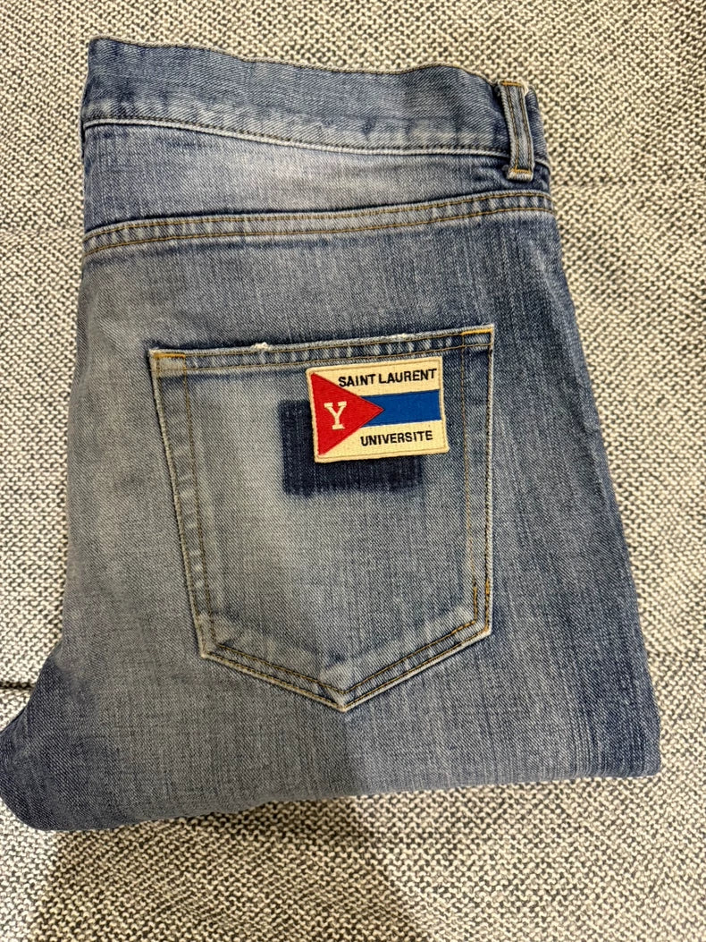 Saint Laurent Men's Denim Jeans L