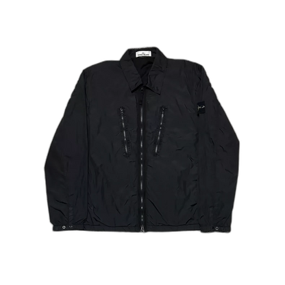 Stone Island Nylon Jacket with Three Zippers