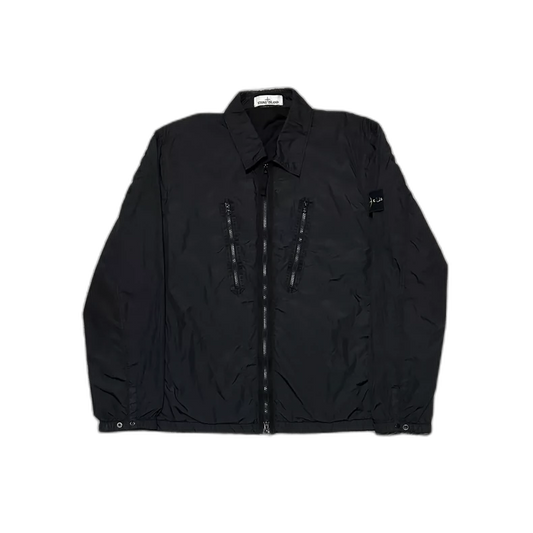 Stone Island Nylon Jacket with Three Zippers