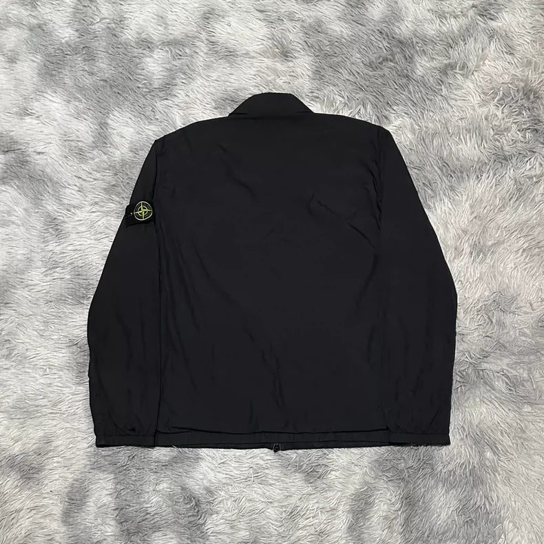 Stone Island Nylon Jacket with Three Zippers