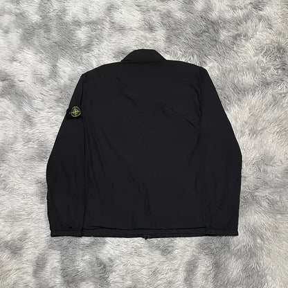 Stone Island Nylon Jacket with Three Zippers