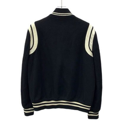 Saint Laurent Black Striped Wool Jacket