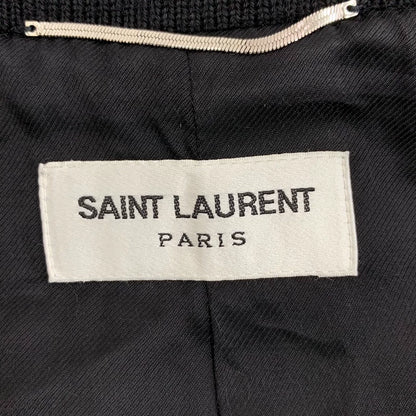 Saint Laurent Black Striped Wool Jacket