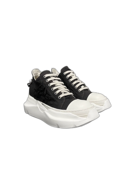 Rick Owens Black and White Sneakers-yf