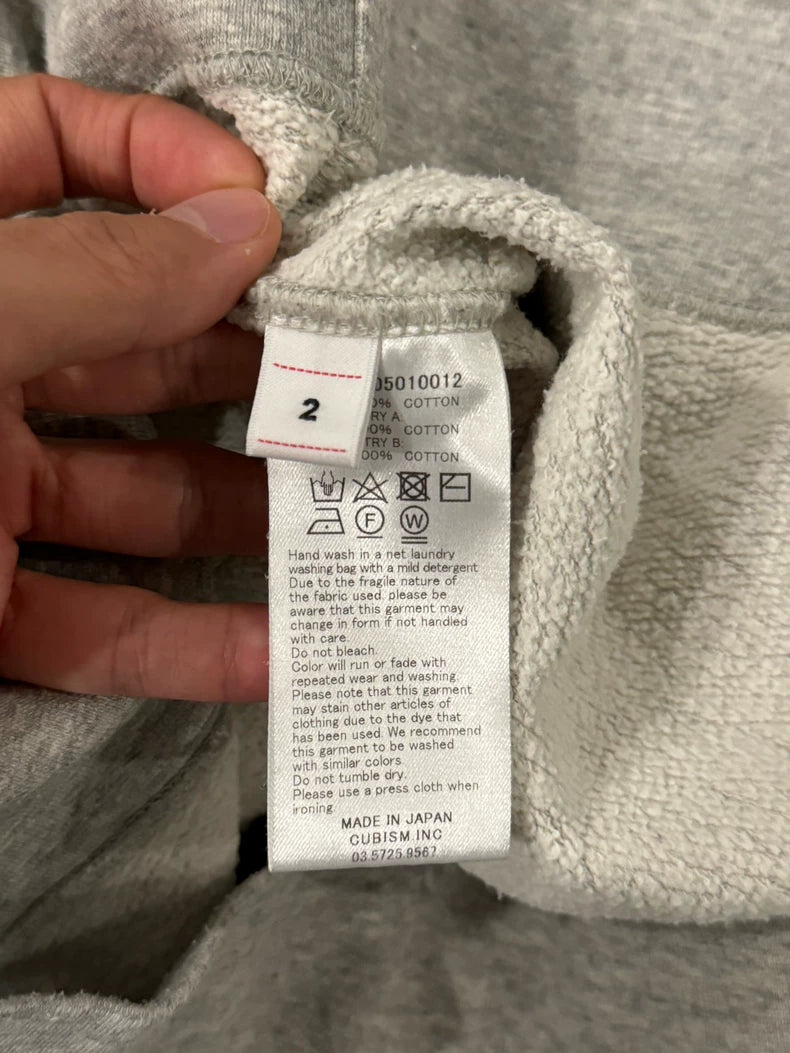 Visvim Indigo Gray Hoodie