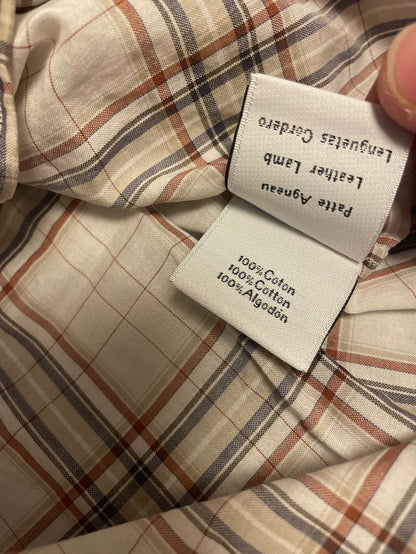 Hermes Short Sleeve Plaid Shirt