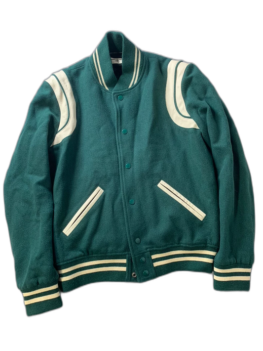 Saint Laurent 2020 Green Baseball Jacket