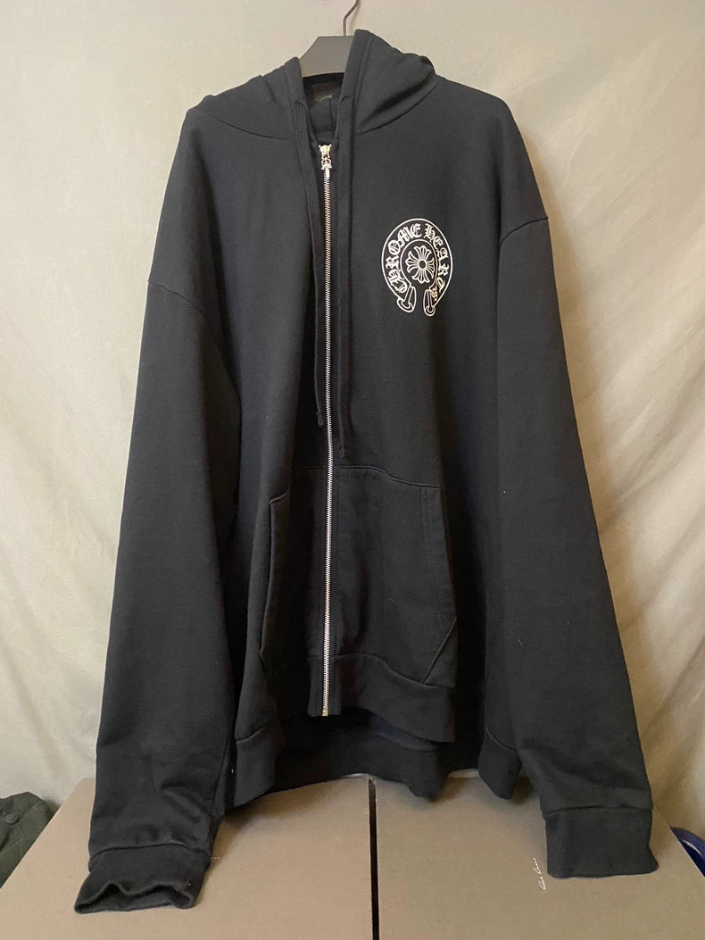 Chrome Hearts Horseshoe Zip Hoodie-yf