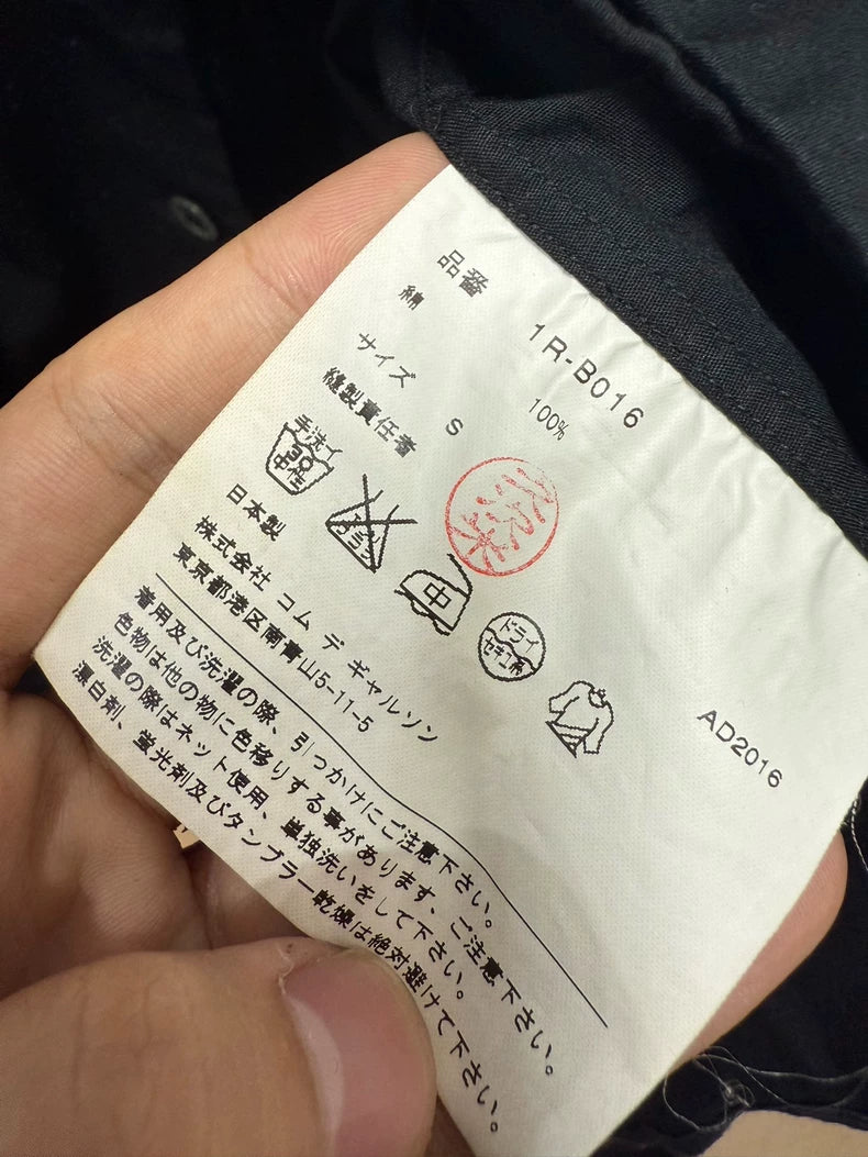 Comme des Garcons Black Rose Shirt 16SS