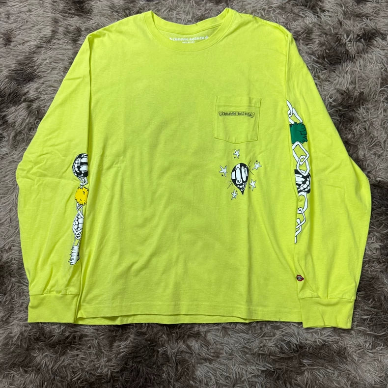 Chrome Hearts Mattyboy Fluorescent Yellow Long Sleeve