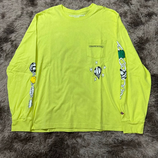 Chrome Hearts Mattyboy Fluorescent Yellow Long Sleeve