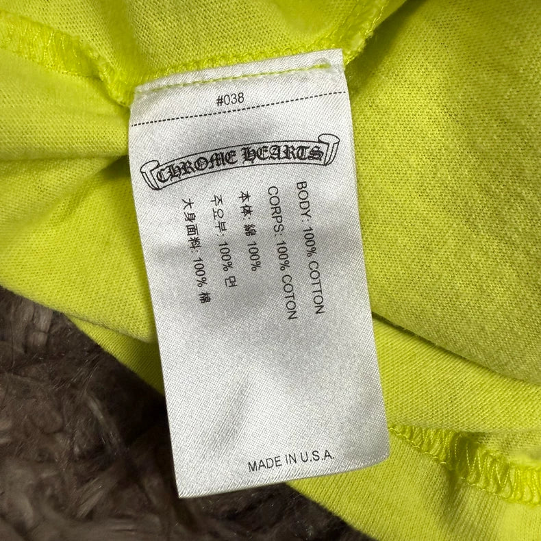 Chrome Hearts Mattyboy Fluorescent Yellow Long Sleeve