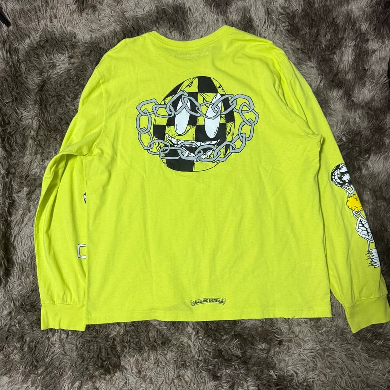 Chrome Hearts Mattyboy Fluorescent Yellow Long Sleeve
