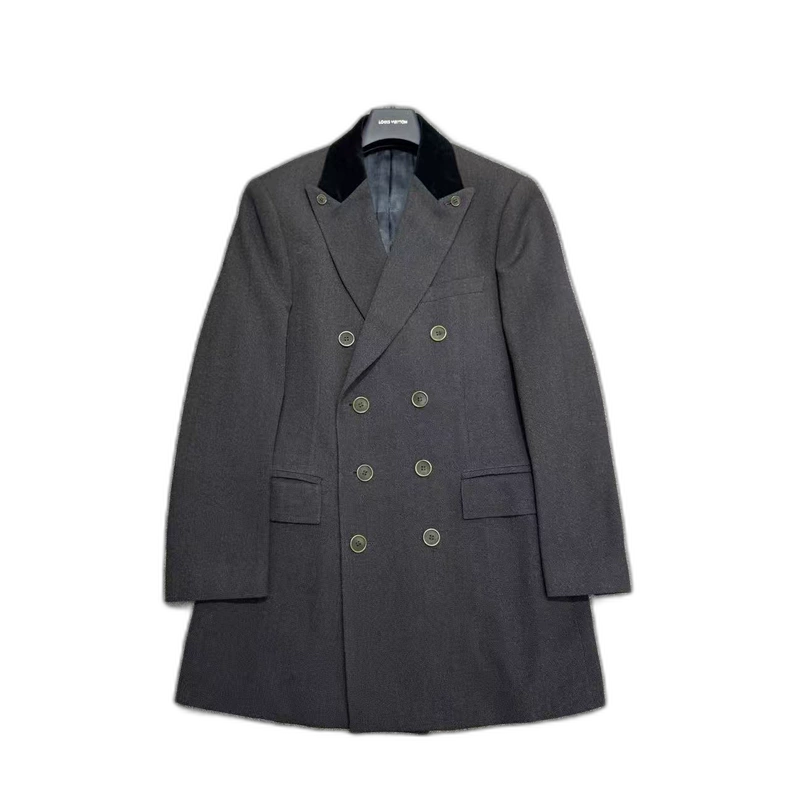 Givenchy Double Breasted Wool Coat-zp