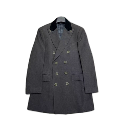 Givenchy Double Breasted Wool Coat-zp