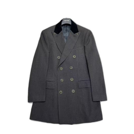 Givenchy Double Breasted Wool Coat-zp