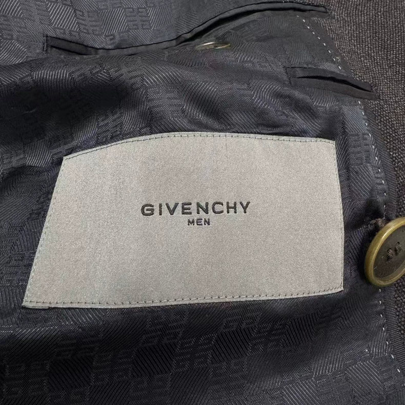 Givenchy Double Breasted Wool Coat-zp