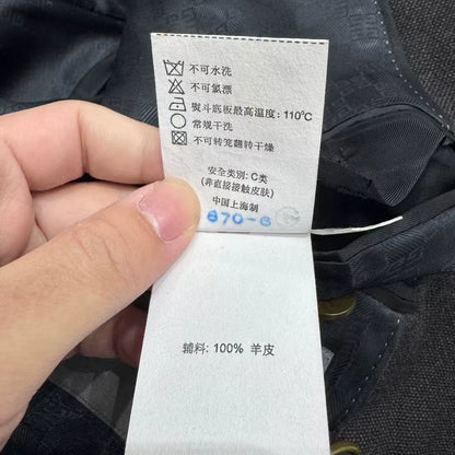 Givenchy Double Breasted Wool Coat-zp