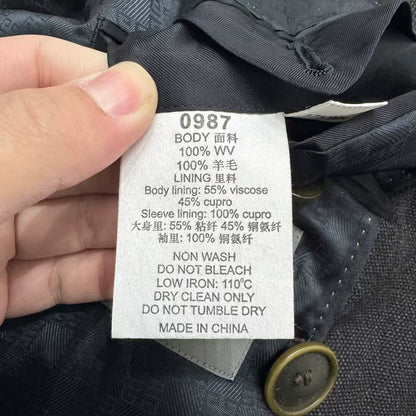 Givenchy Double Breasted Wool Coat-zp