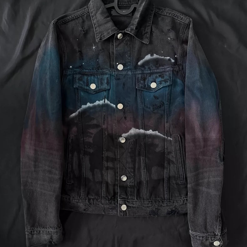 Amiri Airbrush Trucker Jacket