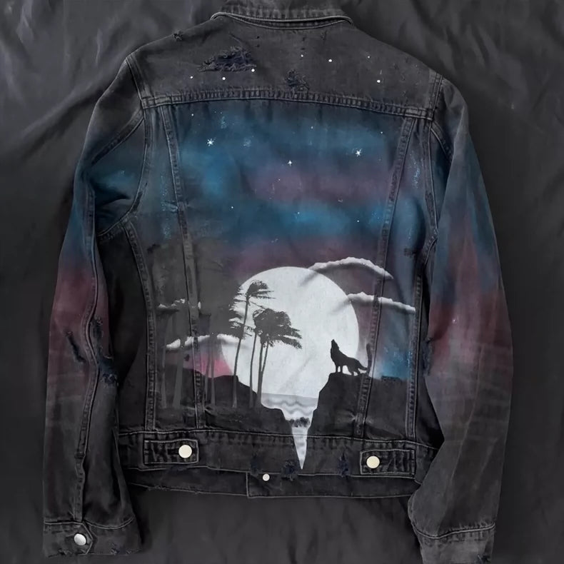 Amiri Airbrush Trucker Jacket