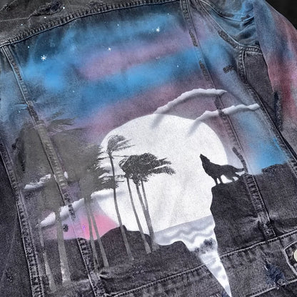 Amiri Airbrush Trucker Jacket