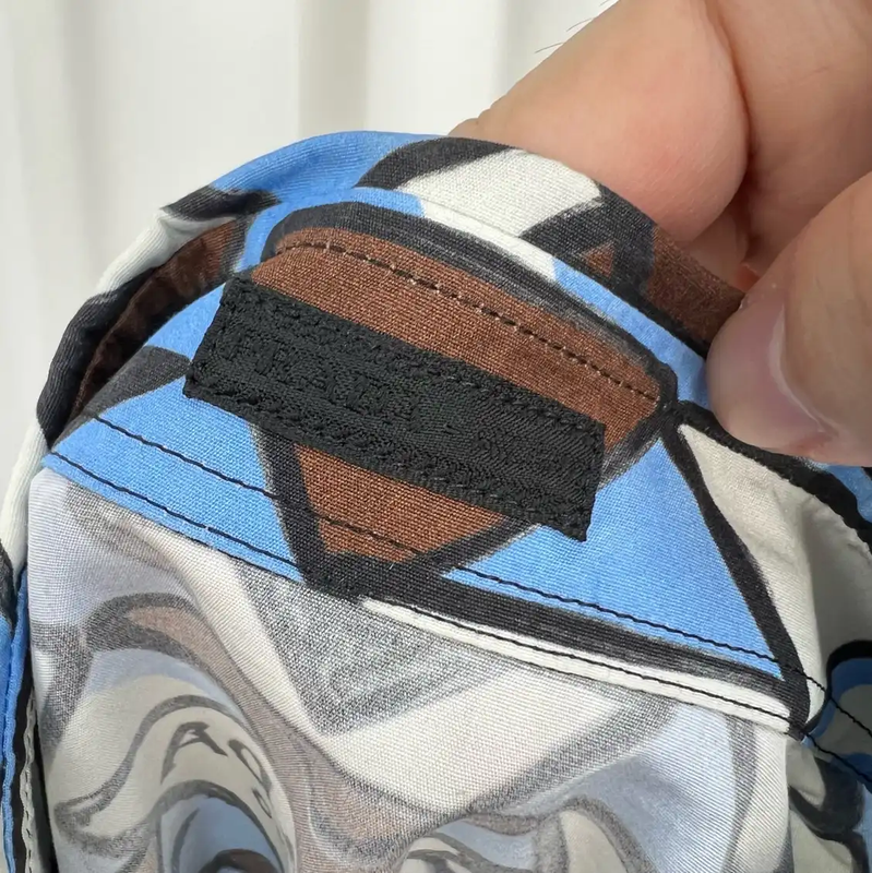 Prada Summer Multicolor Printed Short Sleeve Shirt