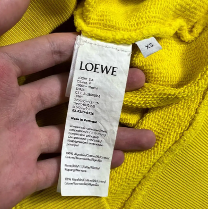 Loewe Men's Yellow Cotton Sweatshirt 0089