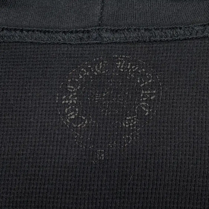 Chrome Hearts Black Cotton Zip-Up Hoodie 0089