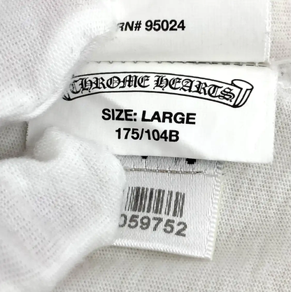 Chrome Hearts White Cotton T-Shirt for Men 0089