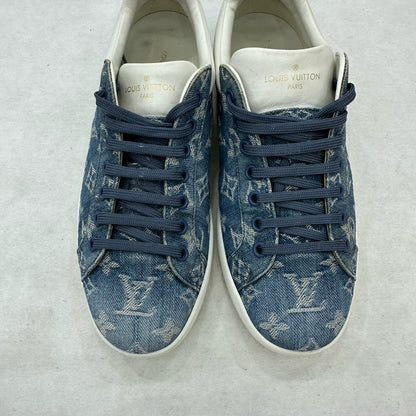 Louis Vuitton Luxembourg Denim Sneakers for Men 0079