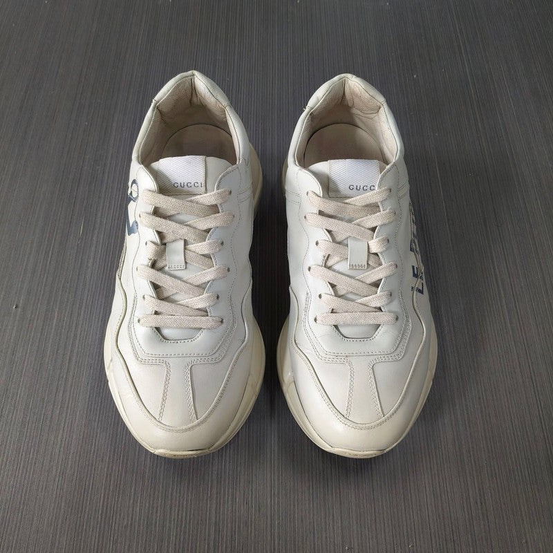 Gucci Rhyton White Platform Sneakers for Men 0079